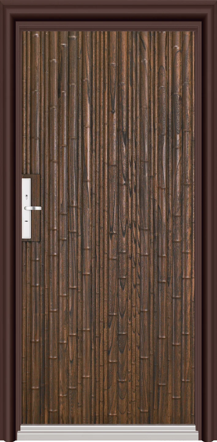 立延金屬 鋼木門系列 LY-3101竹語